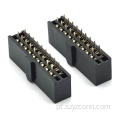 Conector de cabeçalho fêmea de 2,54 mm reto 22P